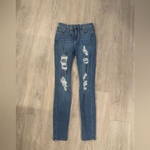 Hollister High-Rise Super Skinny Jeans (size 1R)
